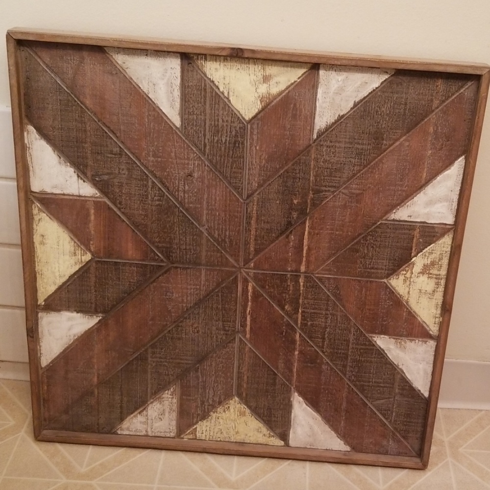 Distressed Framed Wall Art